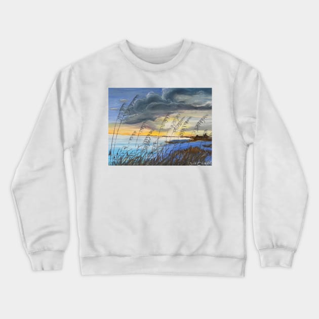 Seascape Crewneck Sweatshirt by Bill Cameron Fine Art